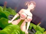 Roped bigboobed 3d hentai tittyfucked by monsters